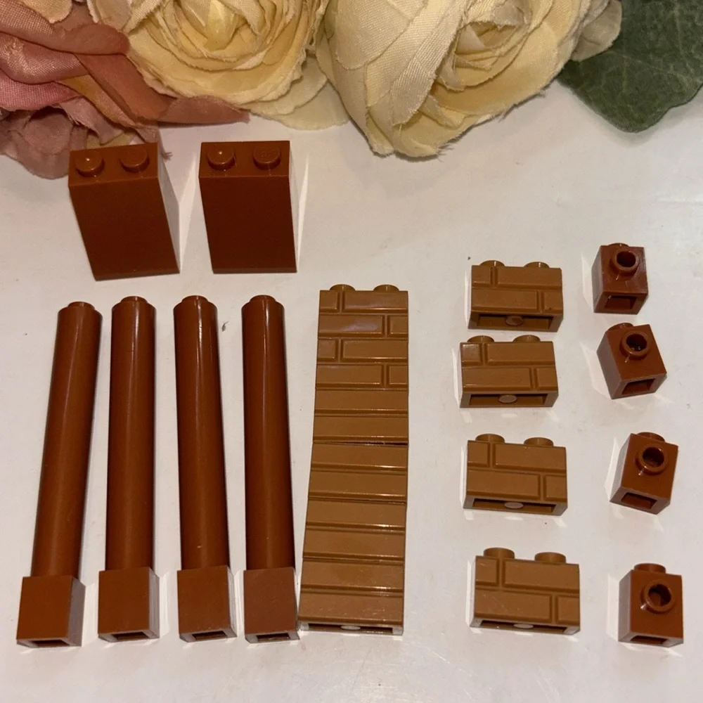 Lego Brown Bricks Brown Pillars Lego Light brown Lego Bricks Round Lego Castle